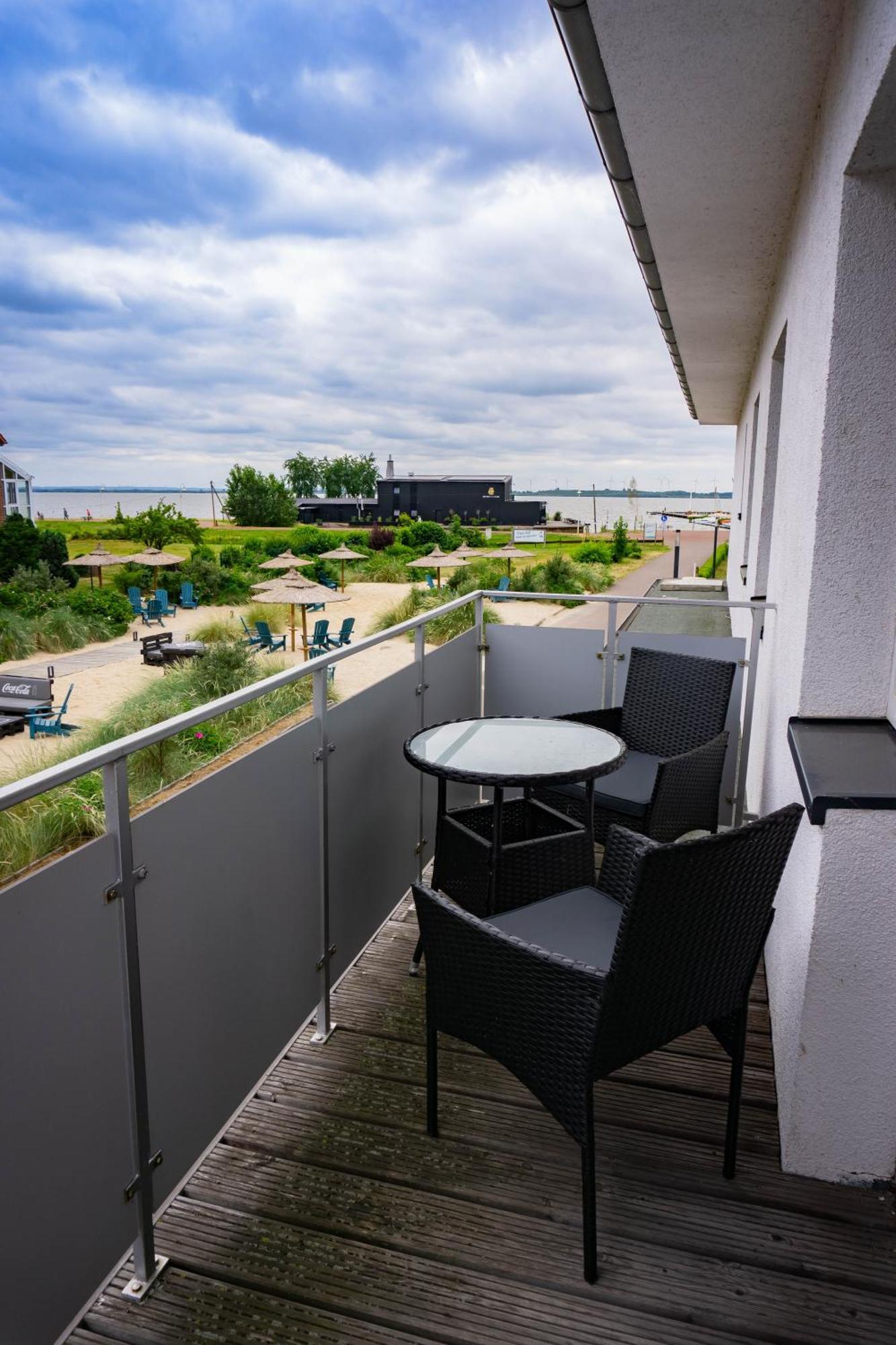レンブルッフHaus Strandglueck - Urlaub Mit Blick Auf Den Duemmer Seeアパートメント エクステリア 写真