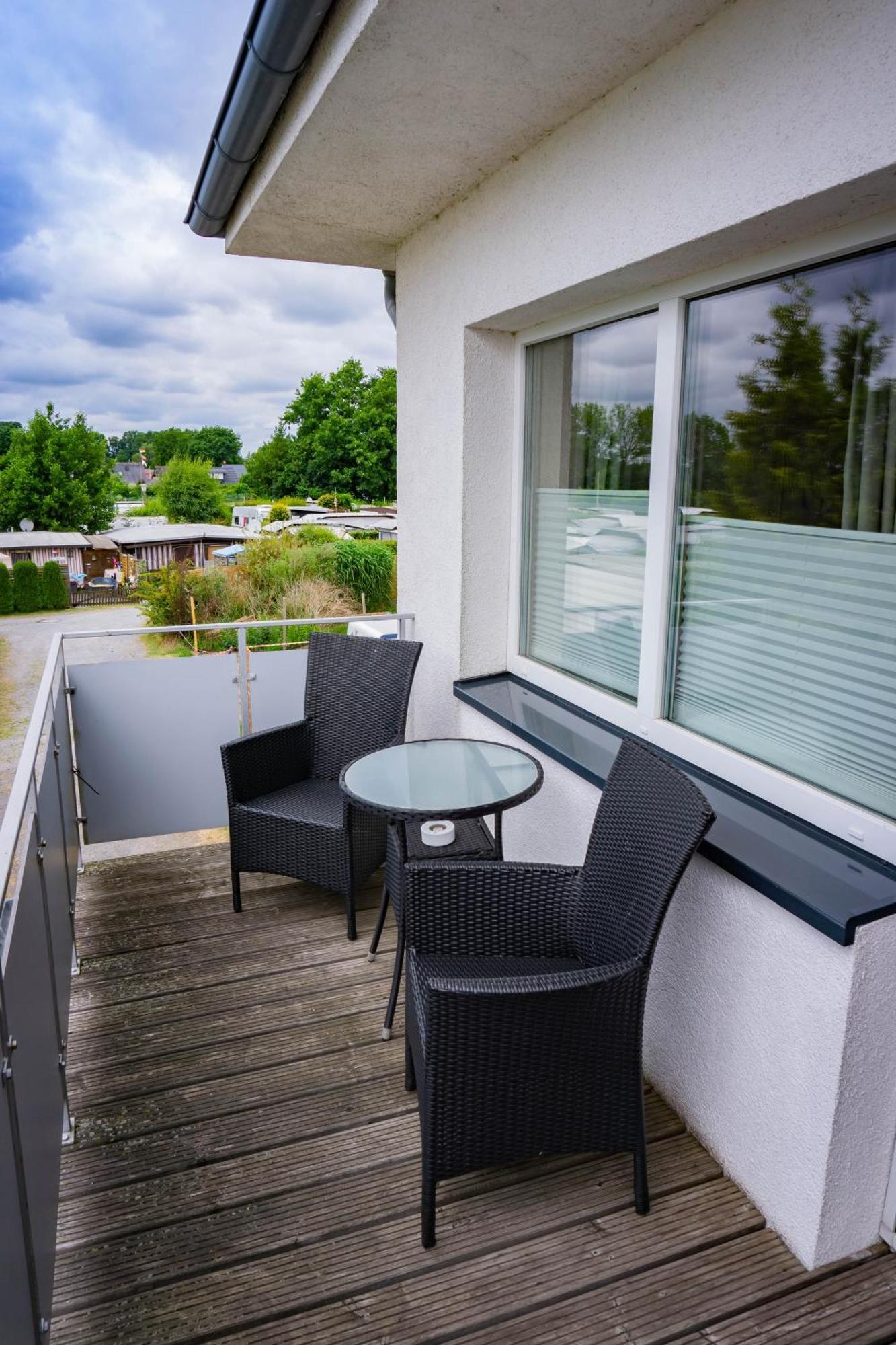 レンブルッフHaus Strandglueck - Urlaub Mit Blick Auf Den Duemmer Seeアパートメント エクステリア 写真